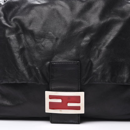 Fendi Calfskin Big Forever Mama Baguette Black 8 of 8