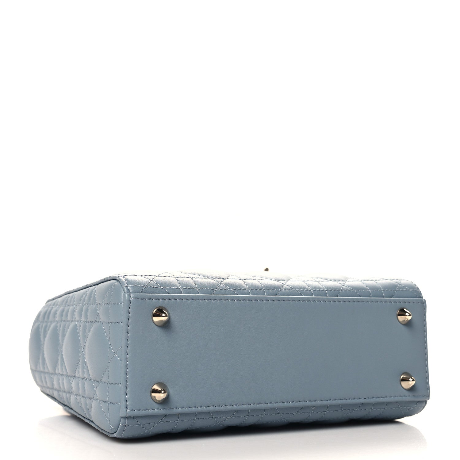 Christian Dior Lambskin Cannage Small My ABCDior Lady Dior Cloud Blue 4 of 11