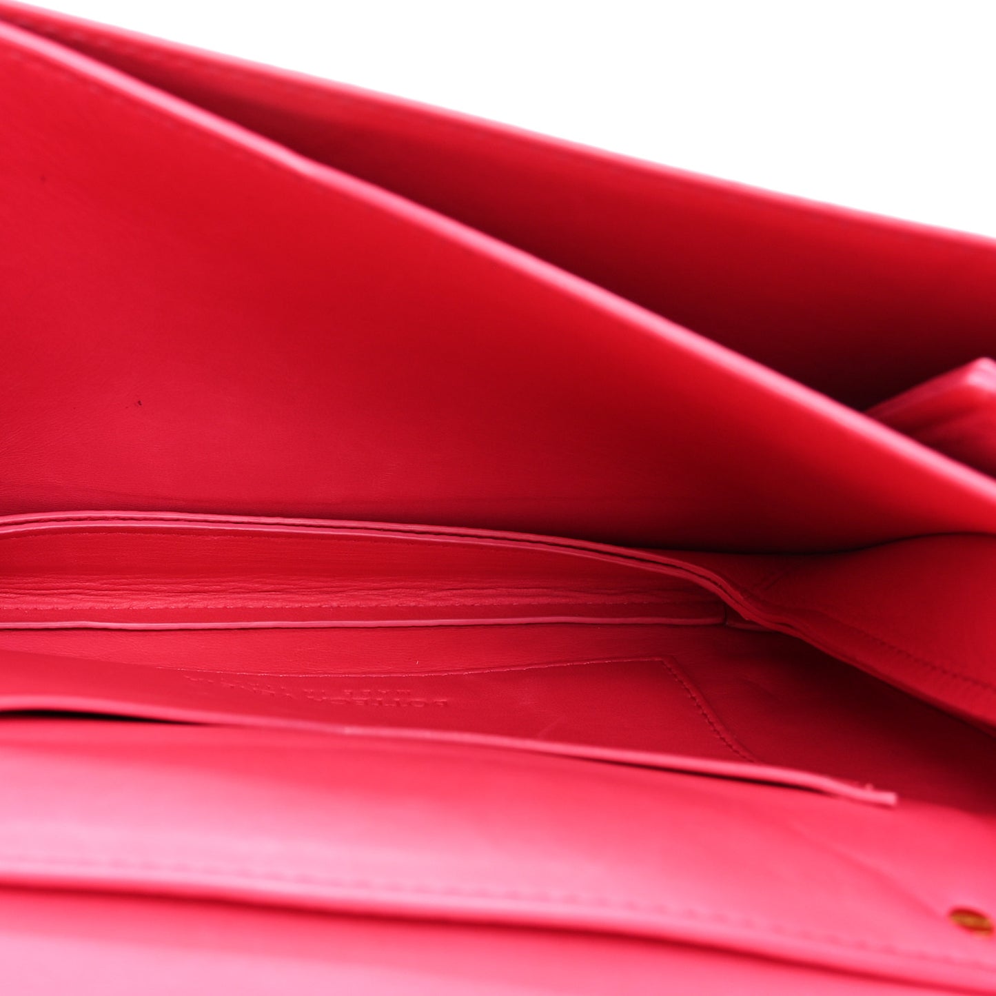 Calfskin Mount Envelope Bag Pink