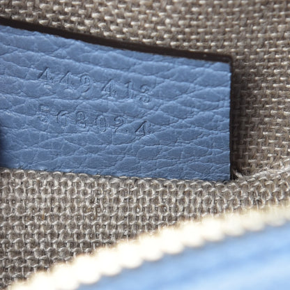 Gucci Monogram Mini Bree Messenger Bag Beige Mineral Blue 7 of 9