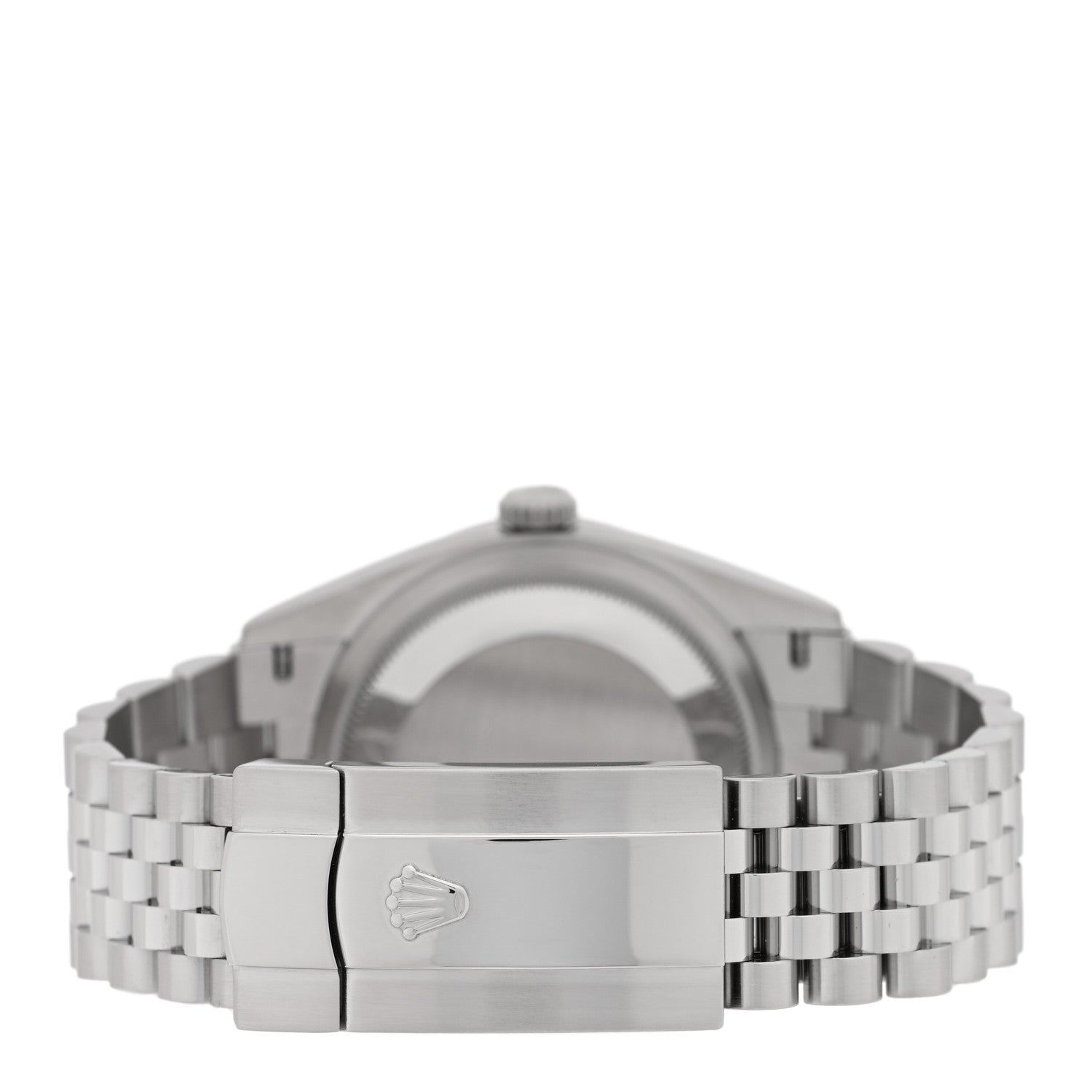 Rolex Stainless Steel 18K White Gold Diamond 36mm Oyster Perpetual Datejust Watch Bright Blue 126234 3 of 5