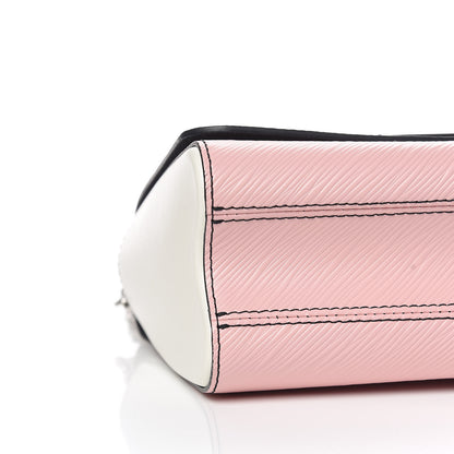 Louis Vuitton Epi Monogram Tape Twist Shoulder Bag MM Rose White 5 of 9