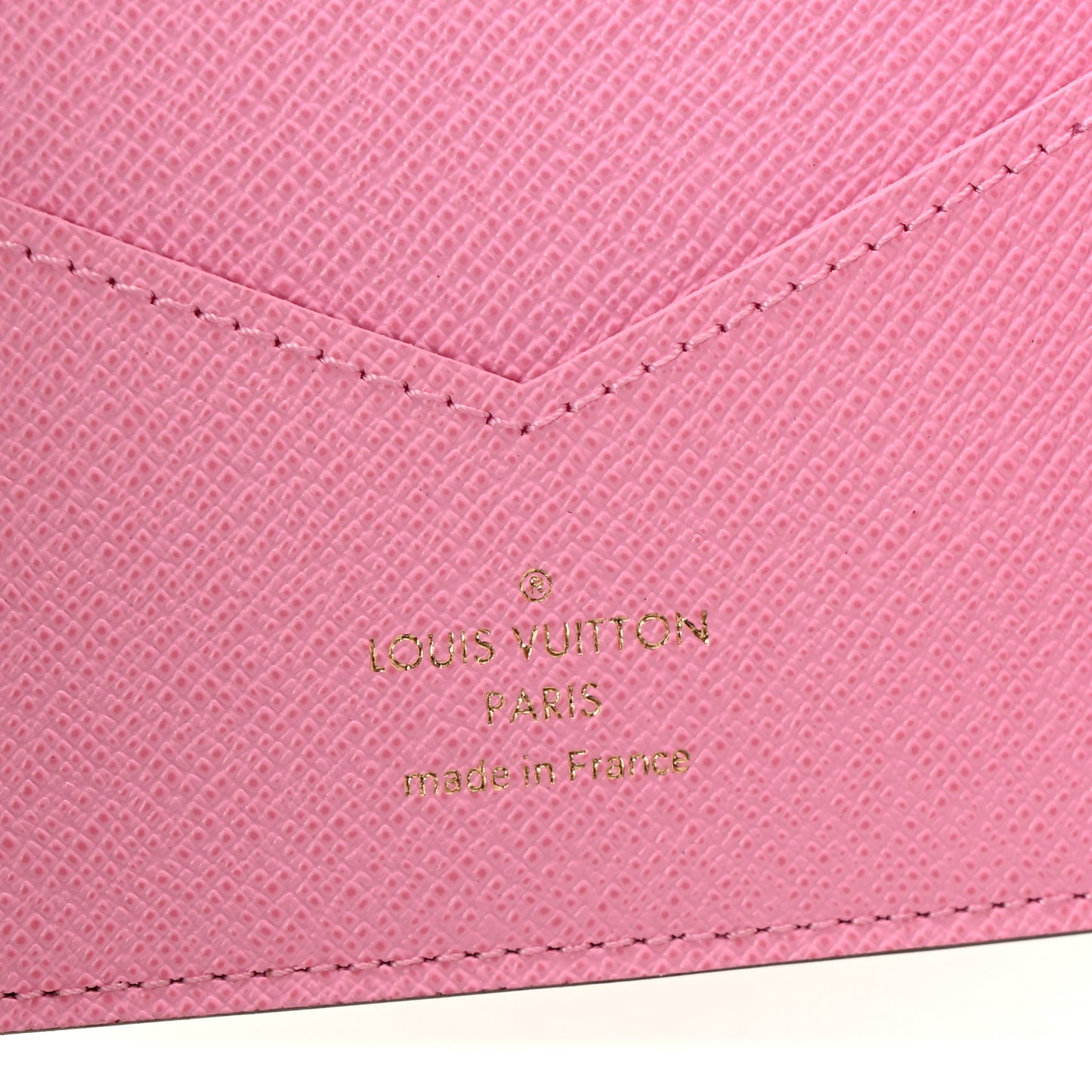 Monogram 2022 Christmas Animation Paris Passport Cover Pink