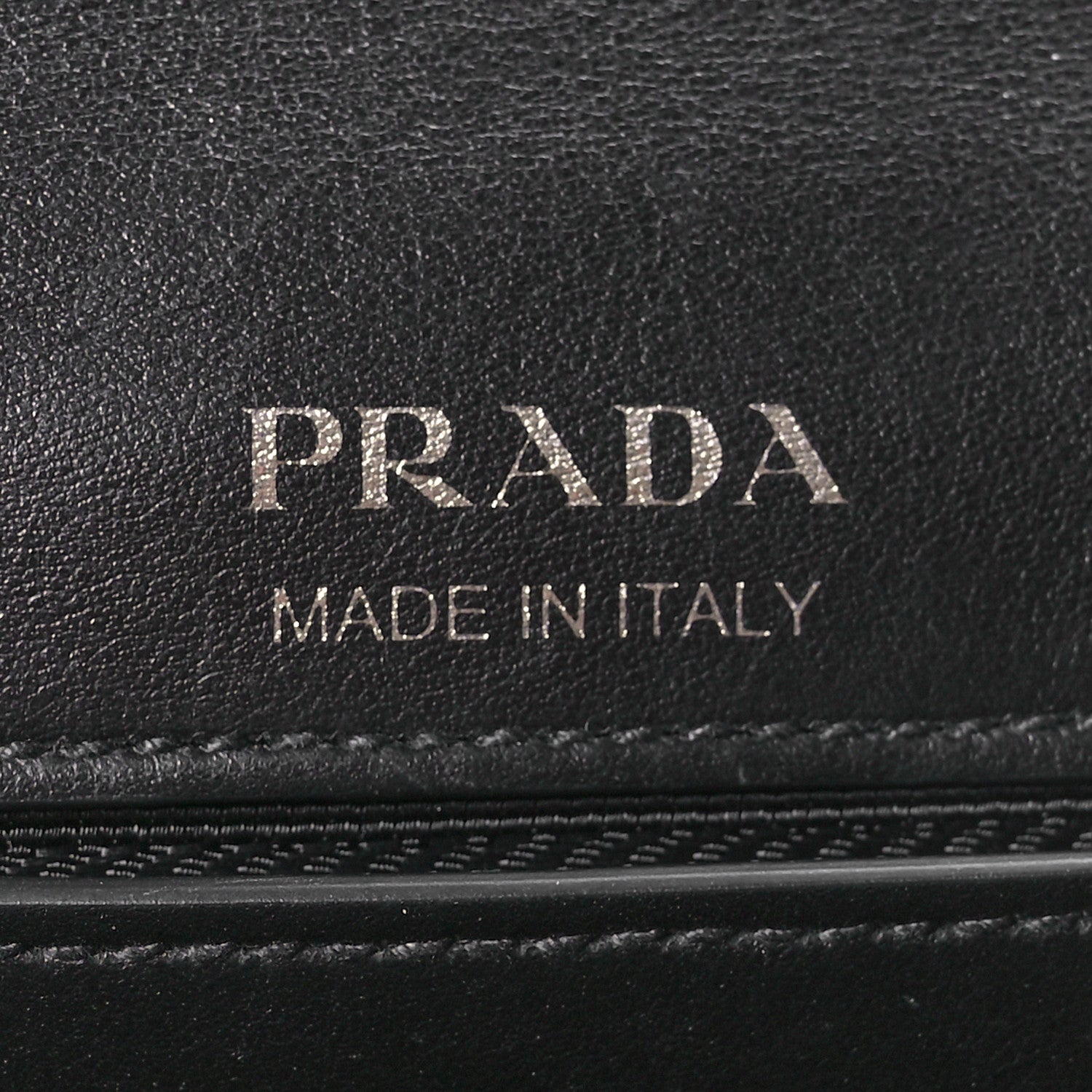Prada City Calf Crystal Embellished Ribbon Bag Black Begonia 6 of 10