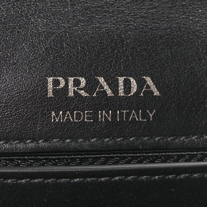 Prada City Calf Crystal Embellished Ribbon Bag Black Begonia 6 of 10