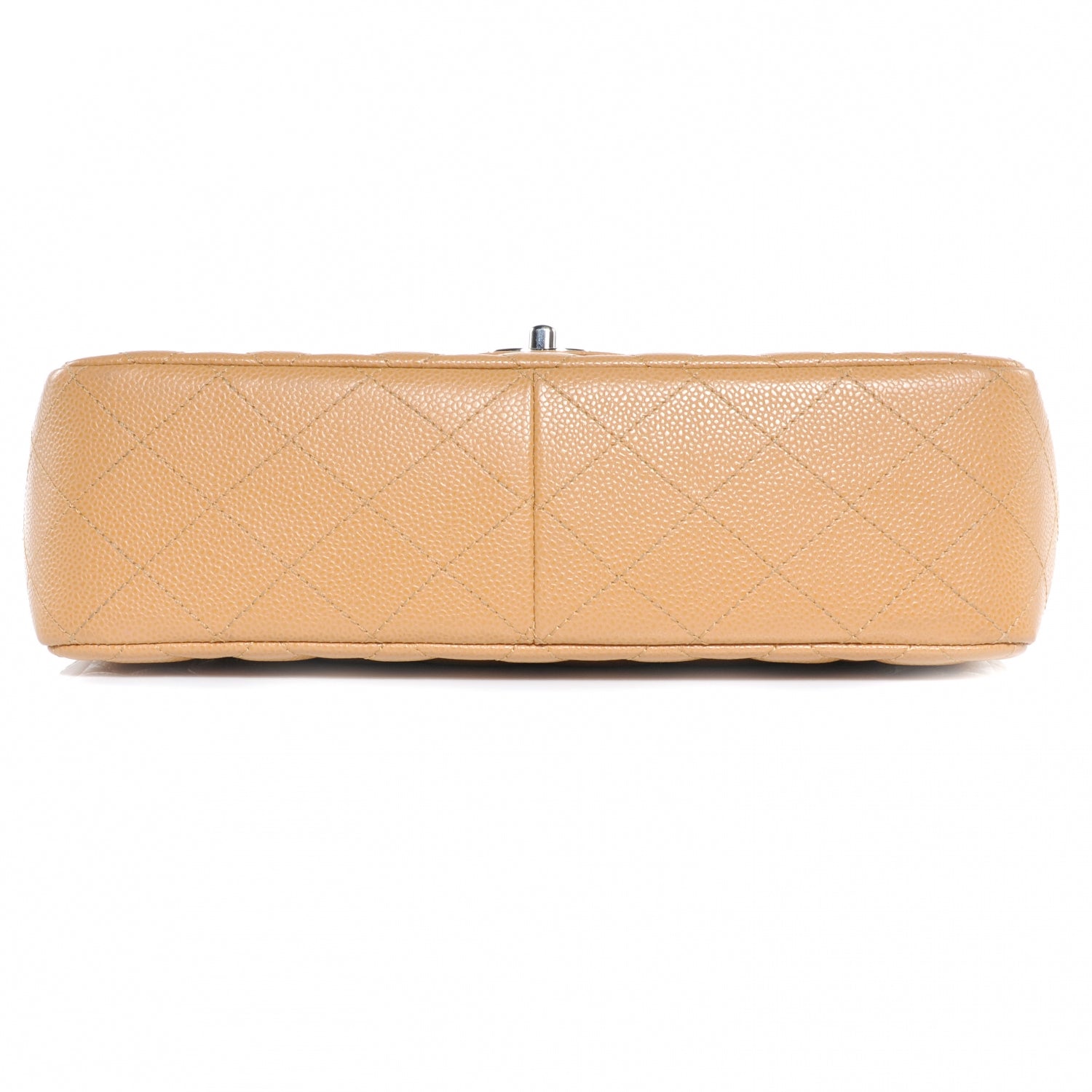 Chanel Caviar Jumbo Single Flap Beige 5 of 9