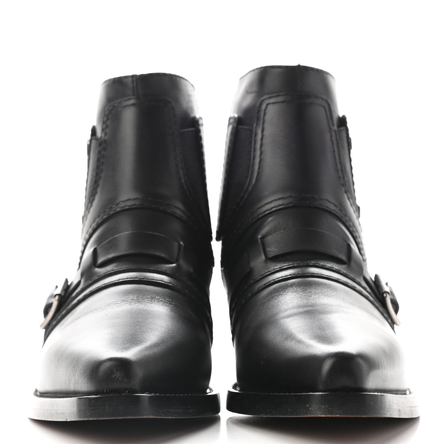 Calfskin Diorsaddle Boots 37 Black