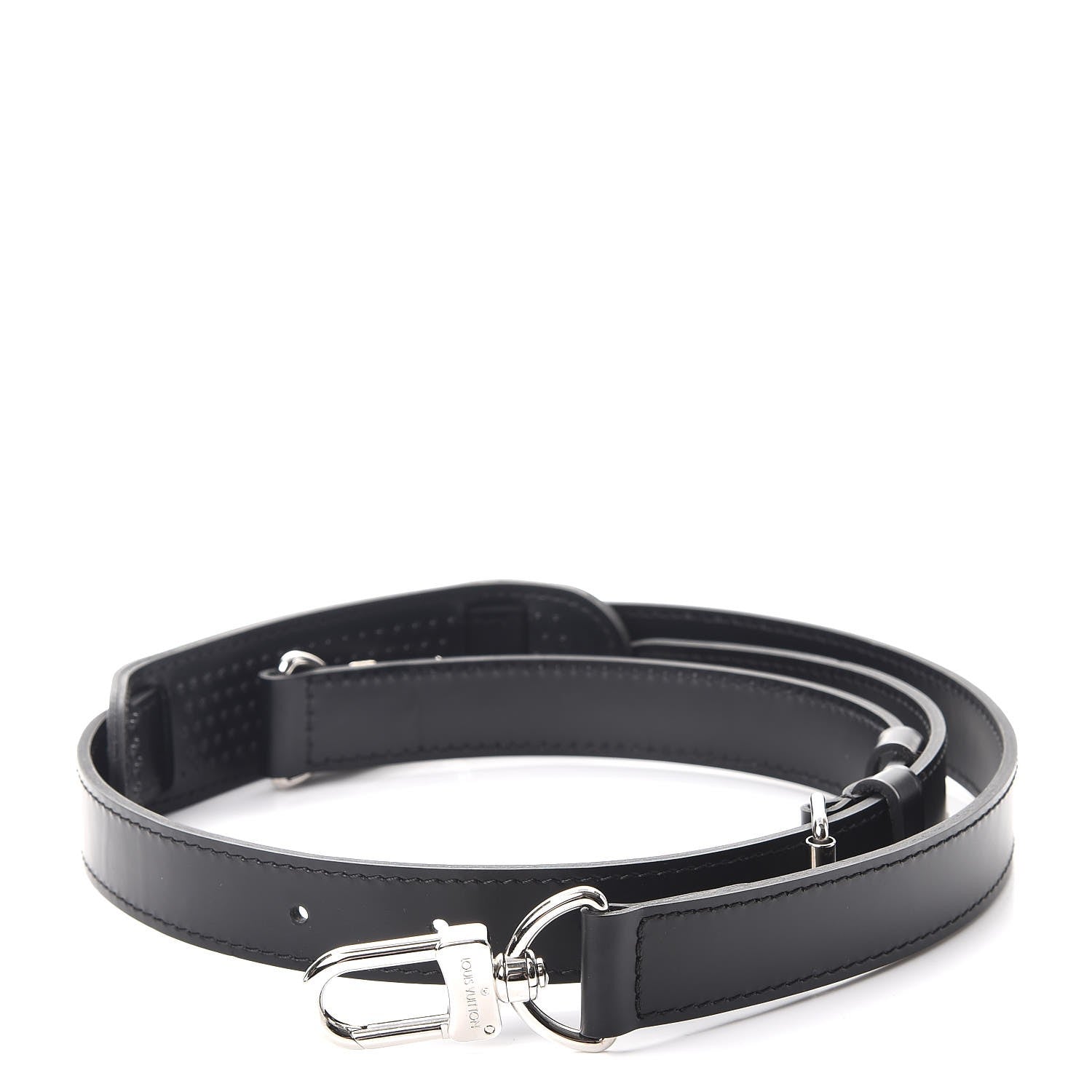 Louis Vuitton Calfskin Adjustable Keepall Bandouliere Shoulder Strap Black 1 of 4