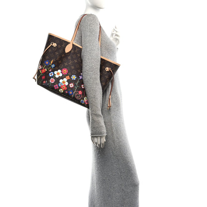 Louis Vuitton LV X TM Monogram Flowers Neverfull MM 2 of 11