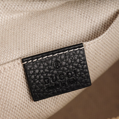 Gucci Pebbled Calfskin Small Soho Disco Bag Black 6 of 7