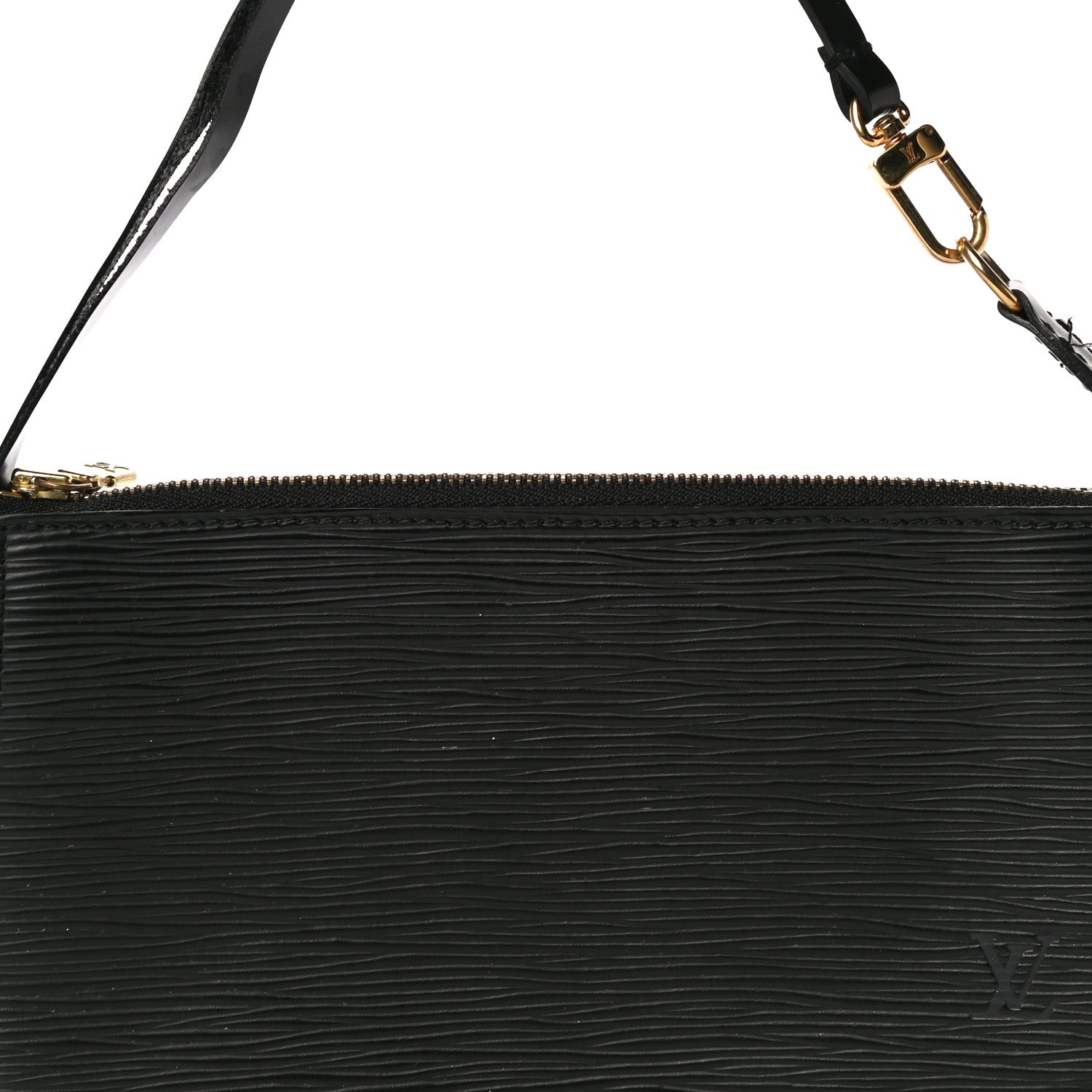 Louis Vuitton Epi Pochette Accessories 21 Black 6 of 16