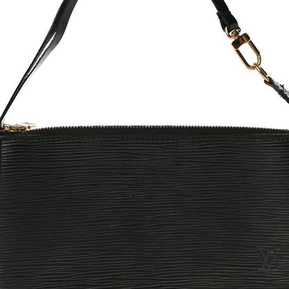 Louis Vuitton Epi Pochette Accessories 21 Black 6 of 16