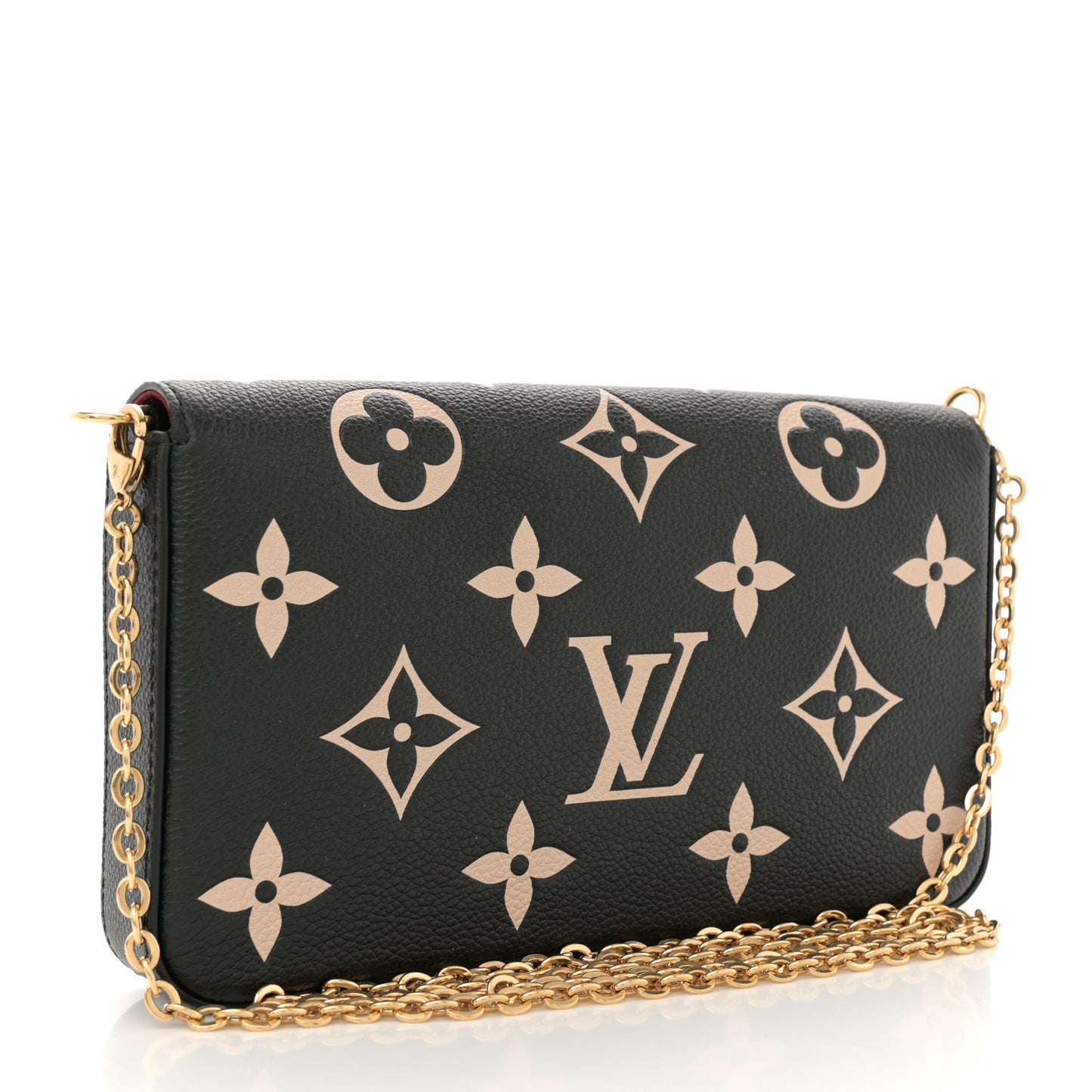 Empreinte Monogram Giant Felicie Pochette Black Beige