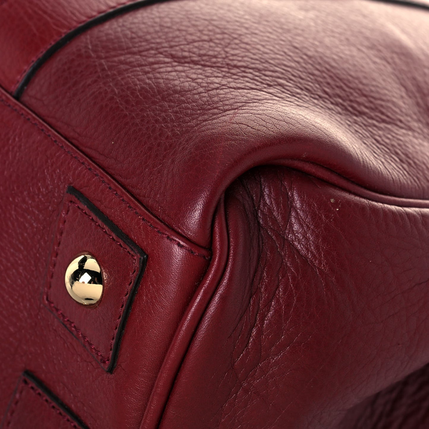 Natural Leather Bayswater Poppy Red