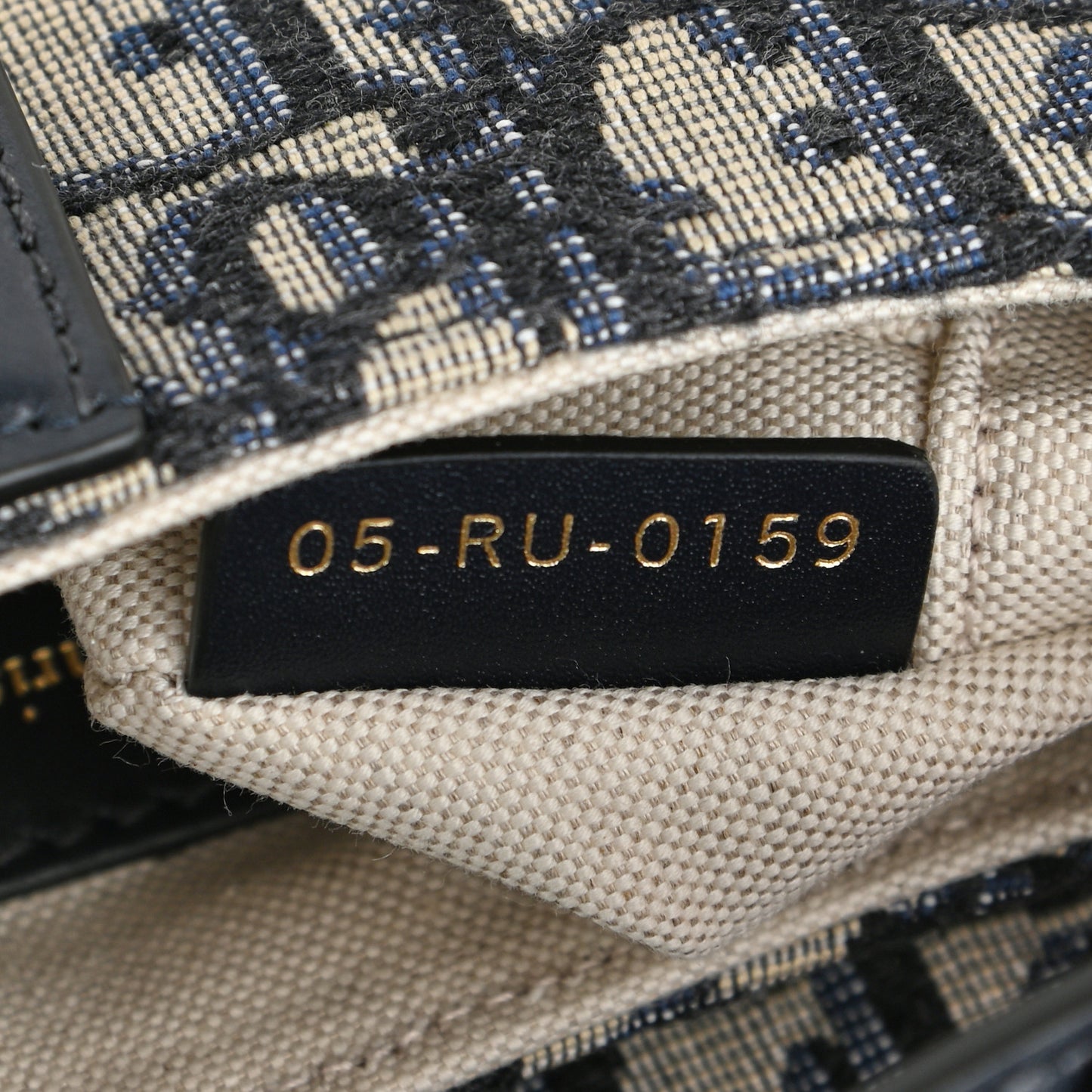 Oblique Mini Saddle Bag Blue