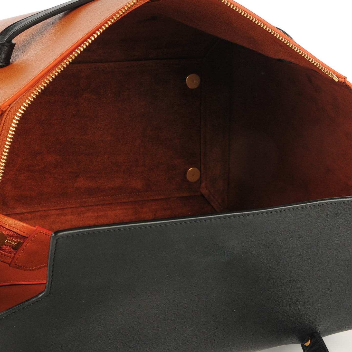 Smooth Calfskin Small Bi-Color Belt Bag Tan