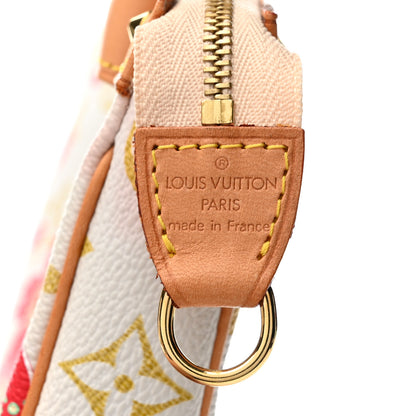 Louis Vuitton Monogram Cherry Blossom Pochette Accessories Red 6 of 15