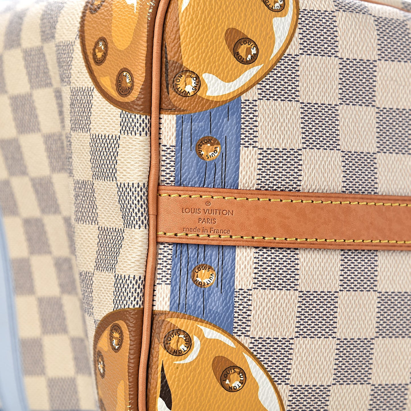 Damier Azur Summer Trunks Speedy Bandouliere 30