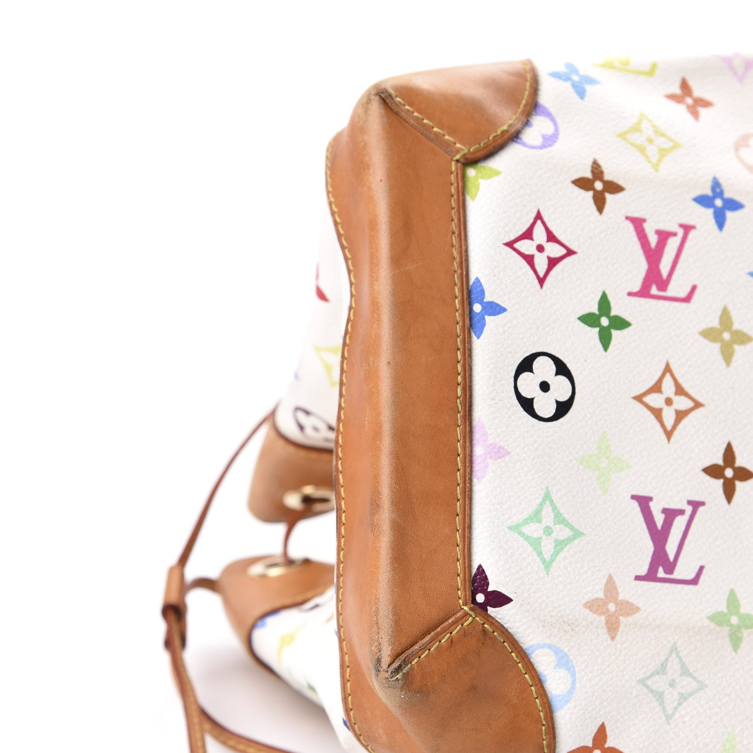 Louis Vuitton Monogram Multicolor Ursula White 6 of 12