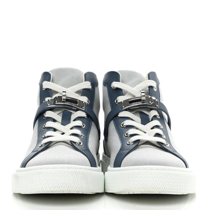 Hermes Canvas Calfskin Daydream Sneakers 35 Bleu Marine 2 of 9