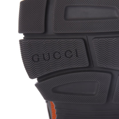 Gucci X SEGA Mesh Canvas Calfskin Womens Flashtrek Sneakers 38 White Box Pink Ardesia Loess 6 of 7