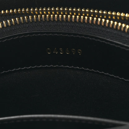 Celine Satinated Calfskin Mini 16 Top Handle Bag Black 7 of 10