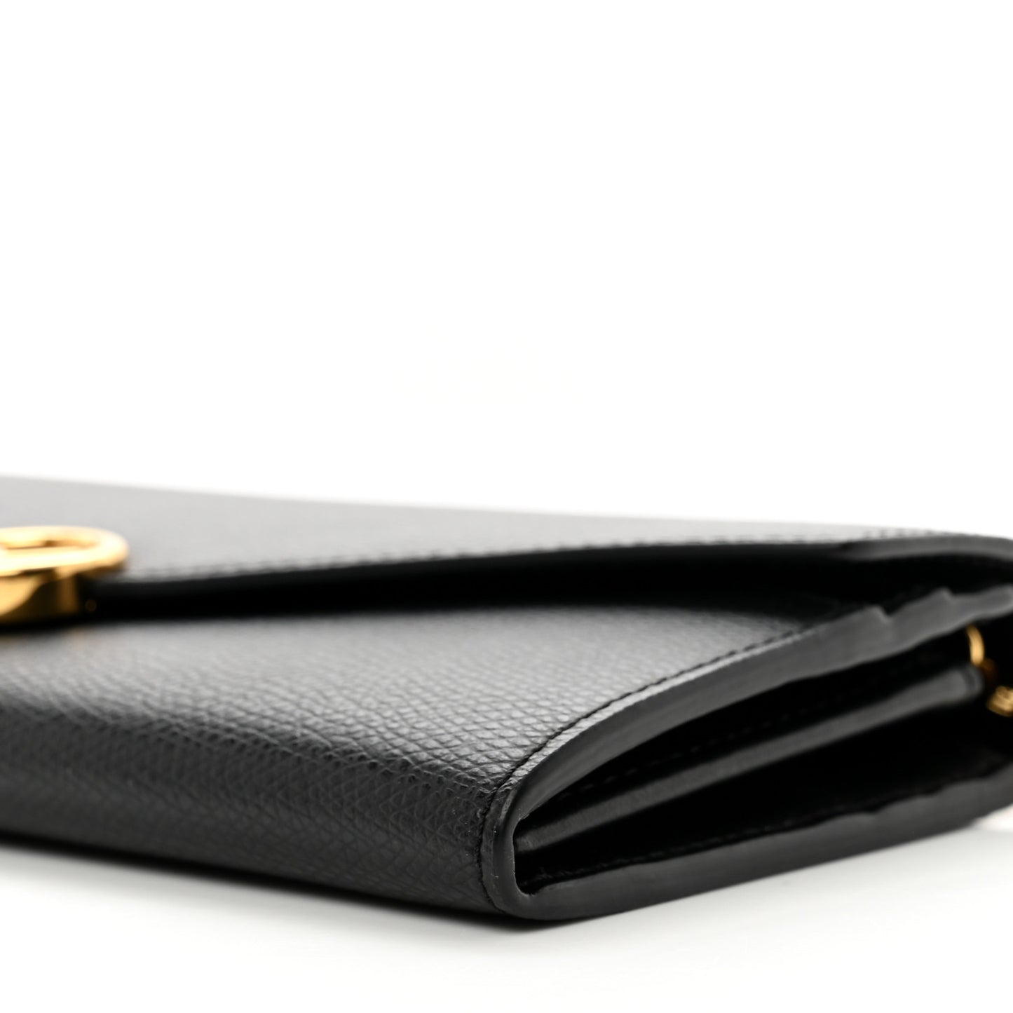 Vitello Cruise F is Fendi Continental Envelope Wallet on Chain Black