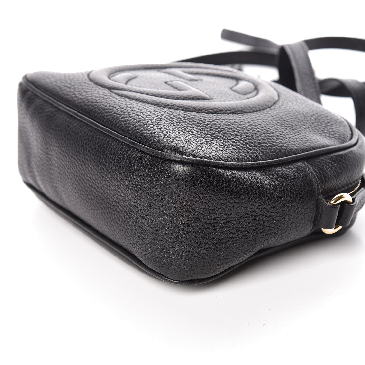 Gucci Pebbled Calfskin Small Soho Disco Bag Black 12 of 16