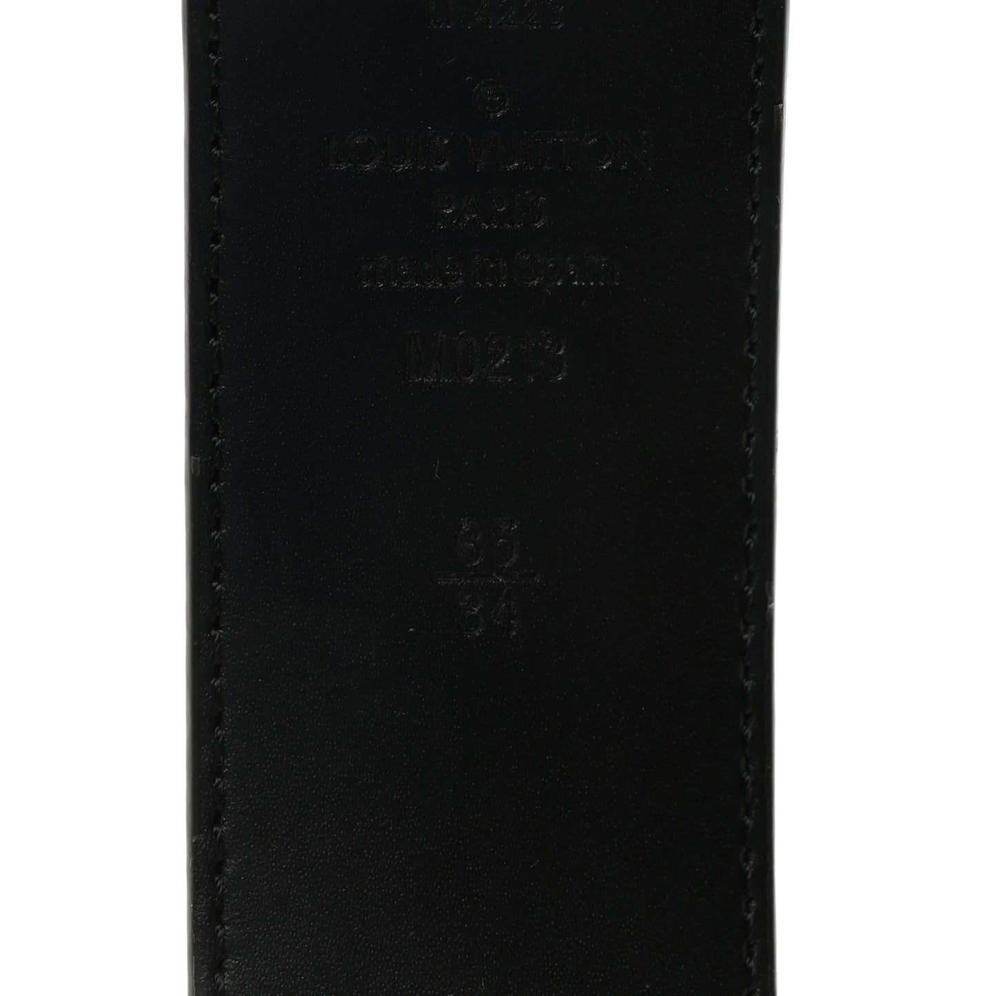 Damier Graphite 40mm LV Initiales 85 34 Belt