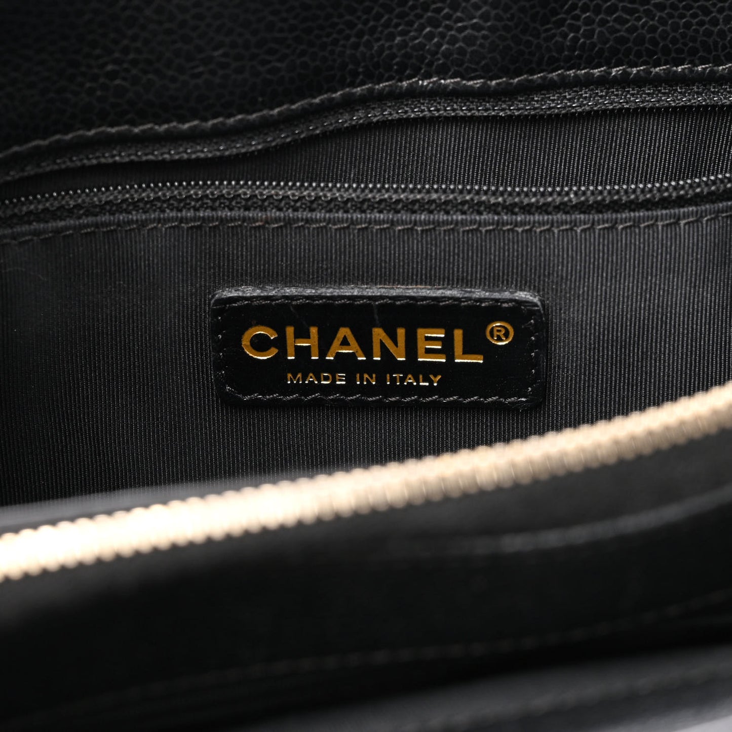 Caviar Quilted Grand Shopping Tote GST Black
