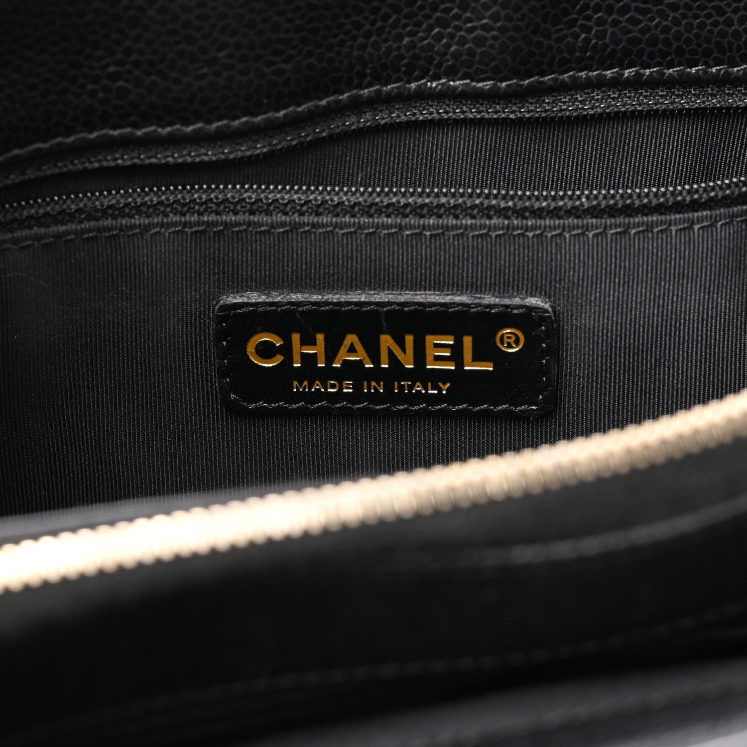 Chanel Caviar Quilted Grand Shopping Tote GST Black 6 of 11