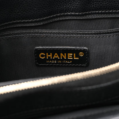 Chanel Caviar Quilted Grand Shopping Tote GST Black 6 of 11