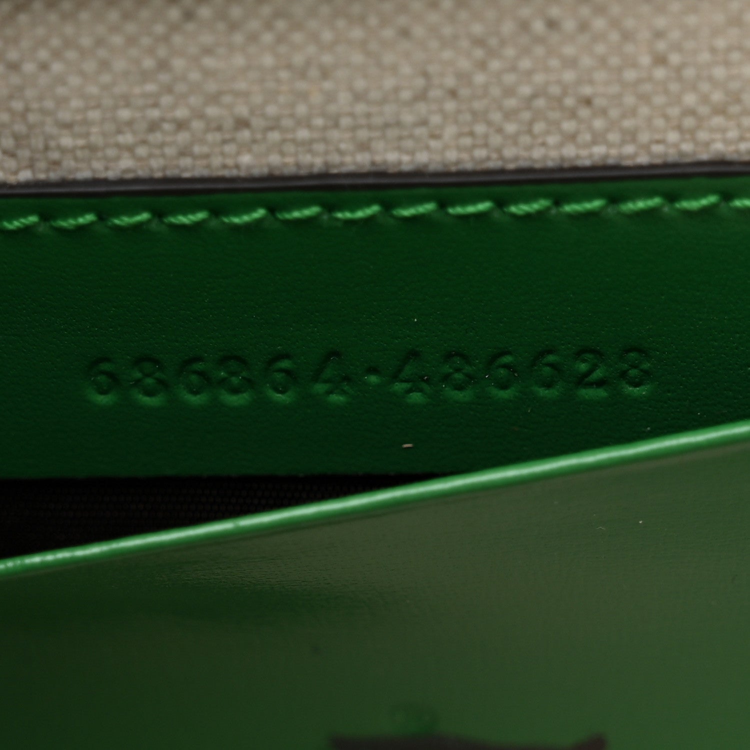 Gucci Boarded Dyana Lux Calfskin Web Mini Bamboo 1947 Top Handle Bag Spring Green 7 of 10