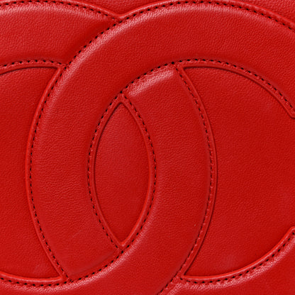 Chanel Lambskin CC Mania Flap Bag Red 7 of 11
