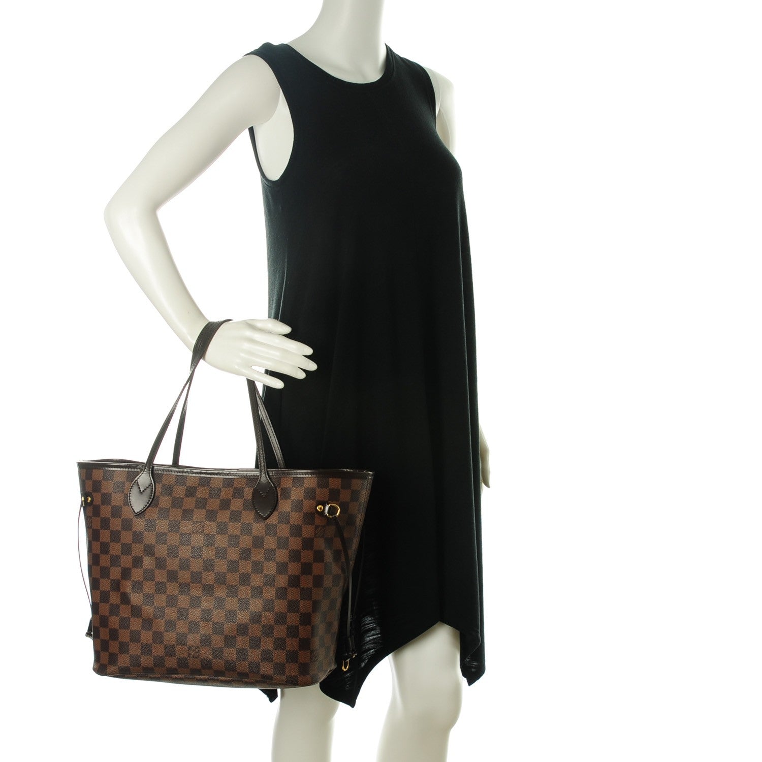 Louis Vuitton Damier Ebene Neverfull MM 2 of 8