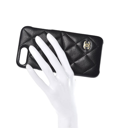 Chanel Caviar Quilted iPhone 8 Plus Coco Tech Case Black 2 of 6