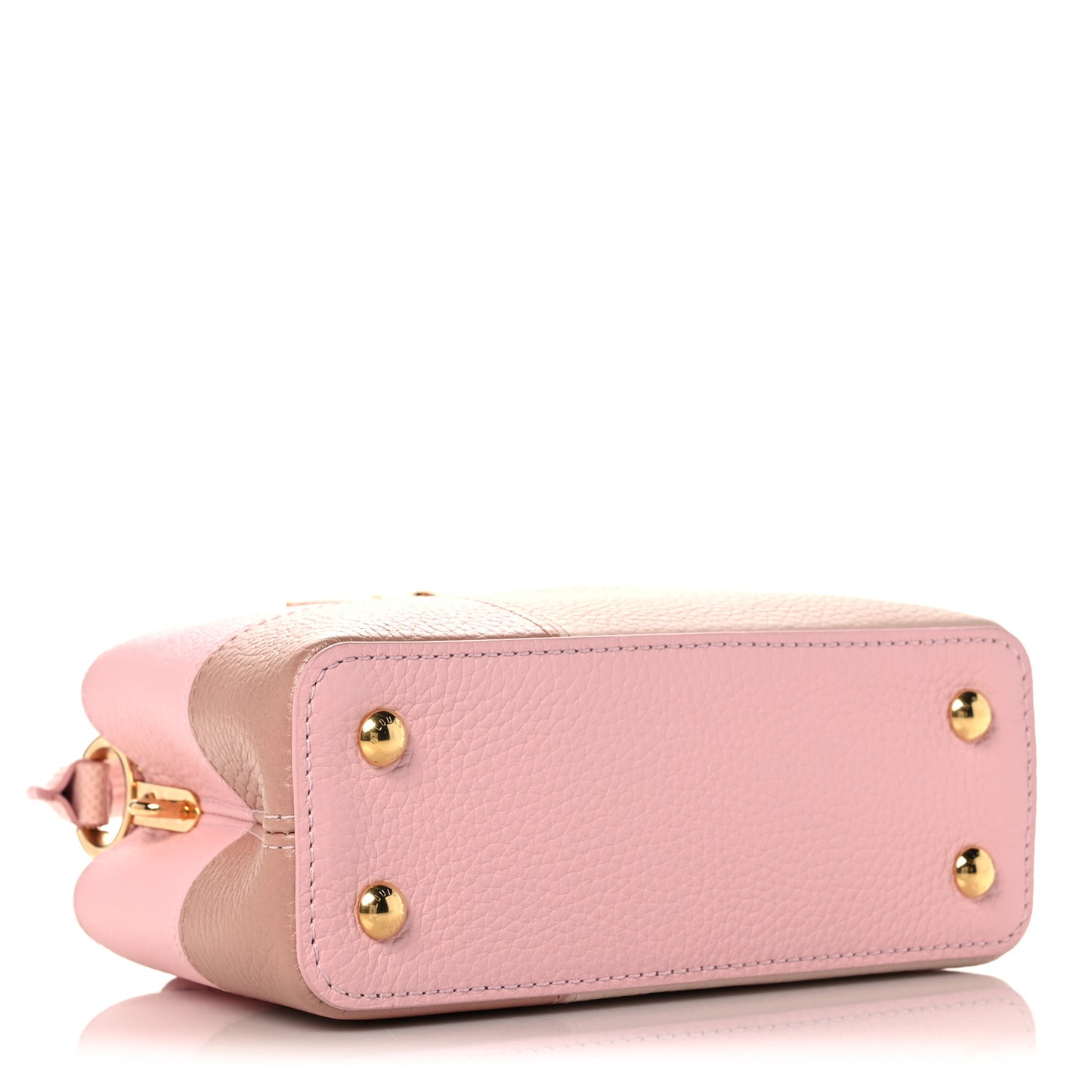 Taurillon Karung Patchwork Mini Capucines Pink