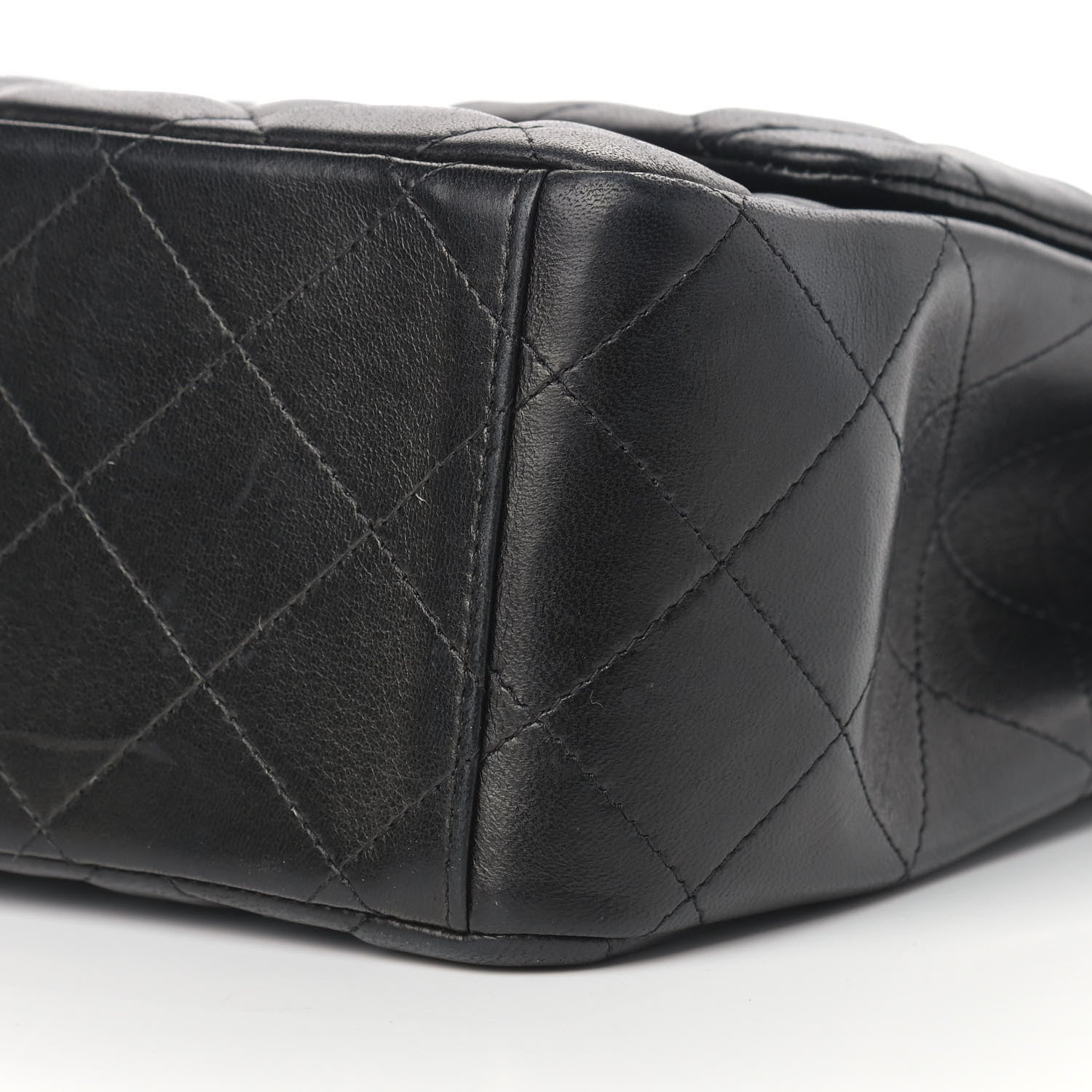 Chanel Lambskin Quilted Maxi Single Flap Black 9 of 22