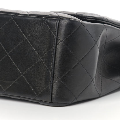 Chanel Lambskin Quilted Maxi Single Flap Black 9 of 22