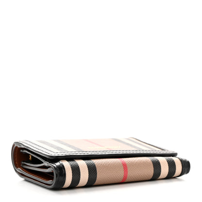 Burberry E-Canvas Icon Stripe Small Folding Wallet Archive Beige 4 of 14