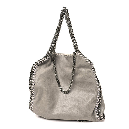 Stella McCartney Shaggy Deer Mini Falabella Fold Over Tote Light Grey 1 of 9