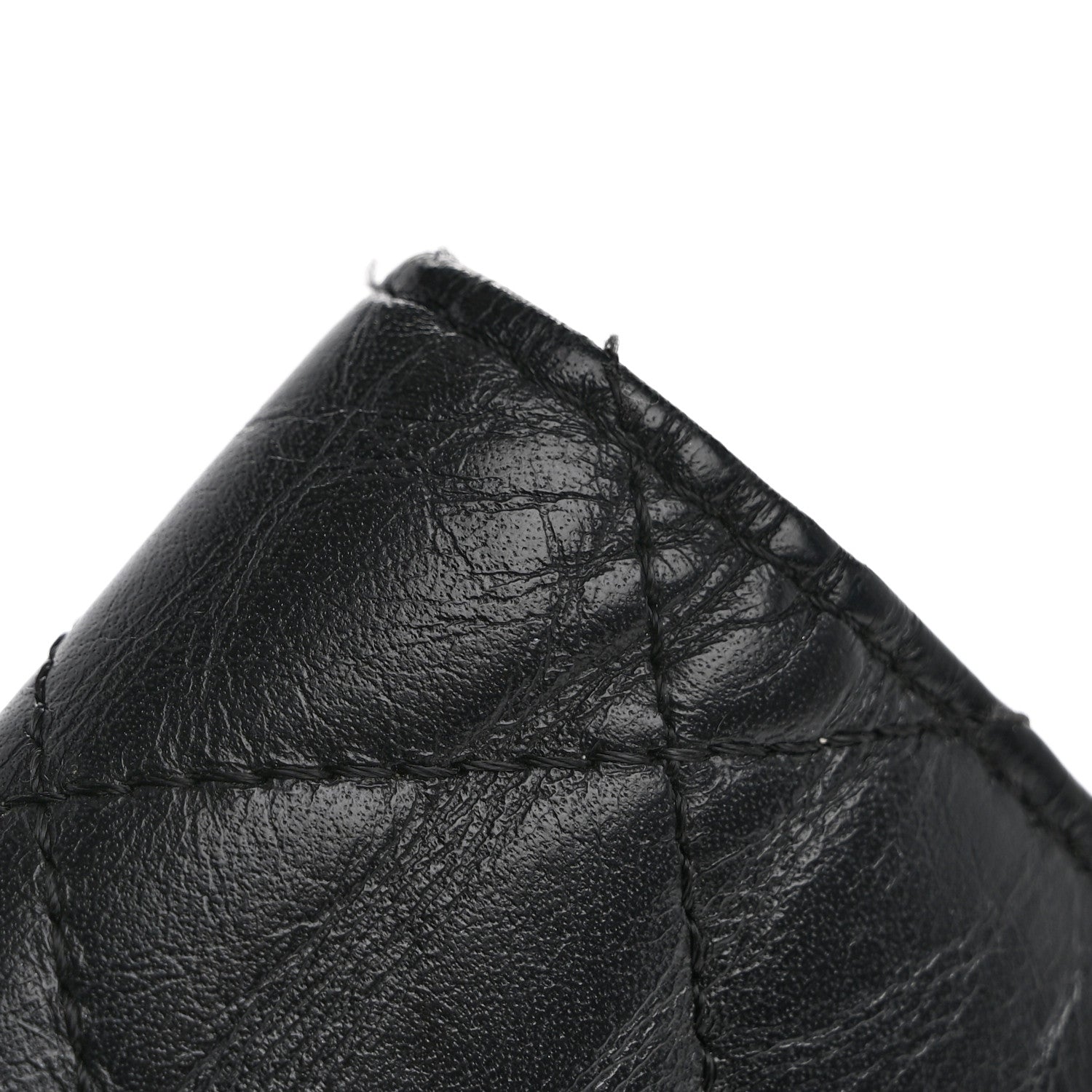 Chanel Aged Calfskin Quilted Reissue Yen Wallet Black 11 of 11