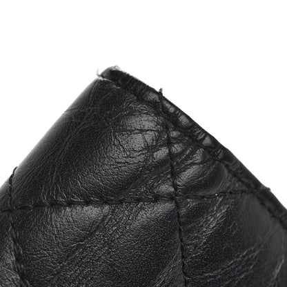 Chanel Aged Calfskin Quilted Reissue Yen Wallet Black 11 of 11