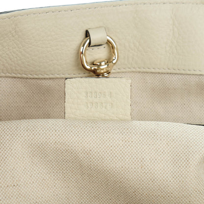 Gucci Straw Calfskin Bamboo Shopper Tote Raspberry 7 of 7