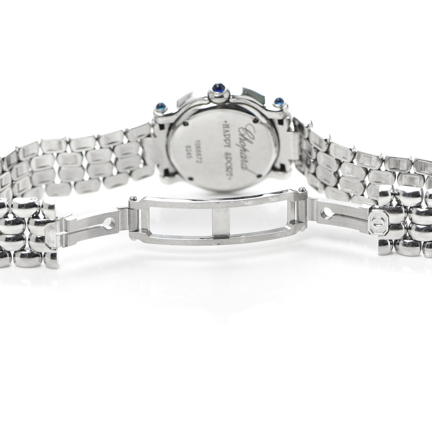 Chopard Stainless Steel 5 Diamond 26mm Happy Sport Quartz Watch 5 of 6