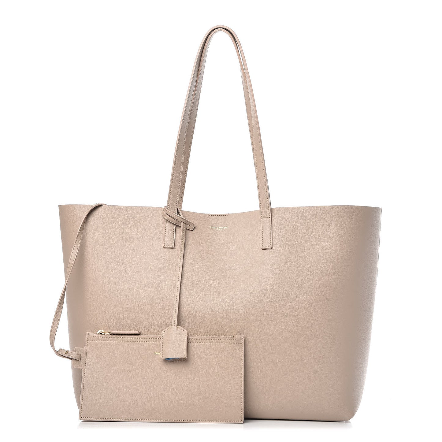 Calfskin Large Shopping Tote Natural