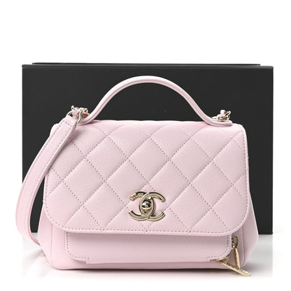 Chanel Caviar Quilted Mini Business Affinity Flap Light Pink 11 of 11