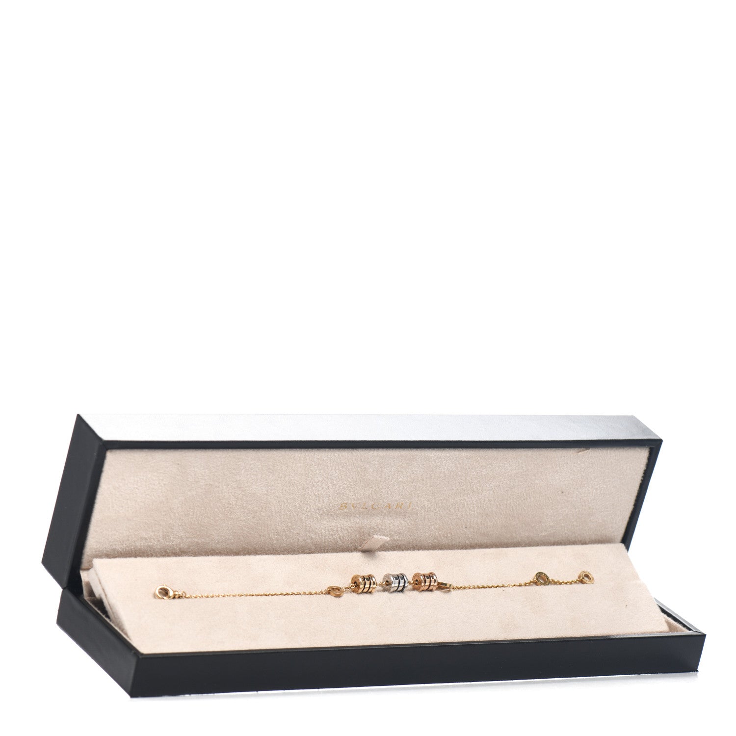 Bulgari 18K Yellow Rose White Gold B.Zero1 Bracelet 5 of 5