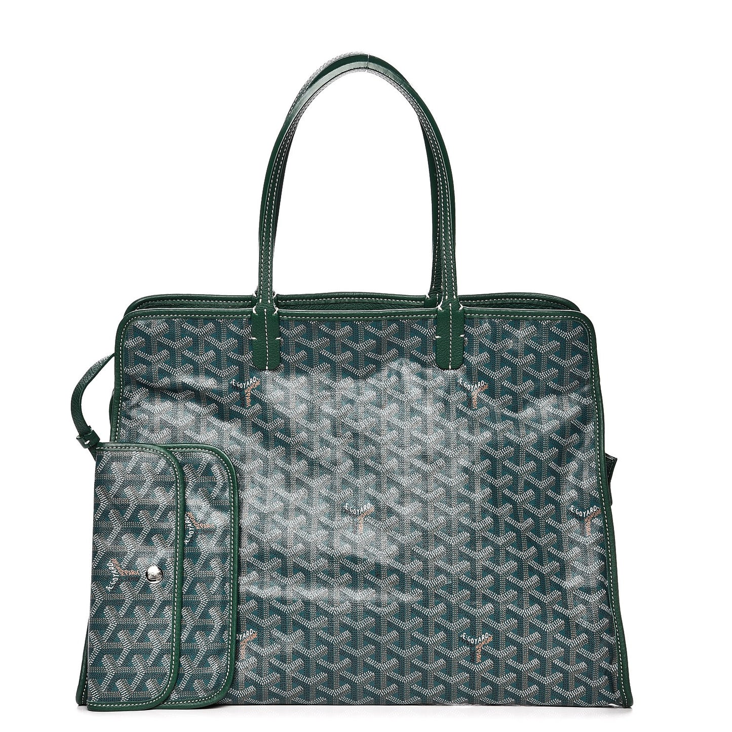 Goyardine Sac Hardy Pet Carrier PM Green