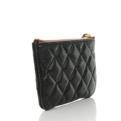 Chanel Caviar Quilted Coin Purse Case Black 3 of 7